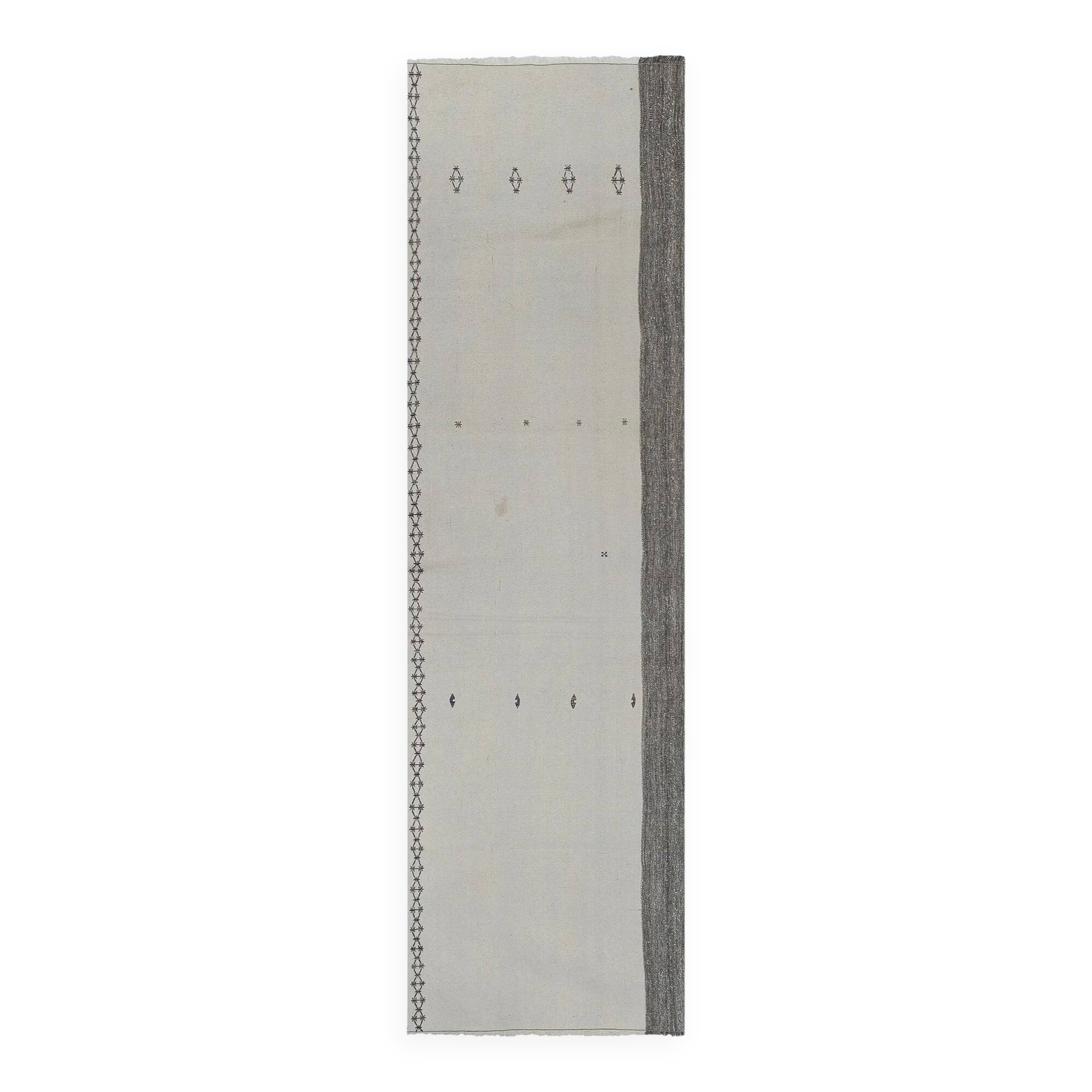 Tapis de couloir turc vintage 95x320 cm