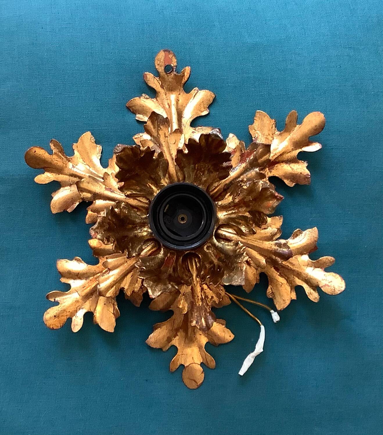 Hollywood Regency style Florentine wall lights