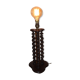 Pied de lampe en bois