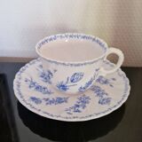 Sarreguemines porcelain cup and saucer