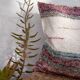 Hand-woven handmade cushion cover made from recycled cotton