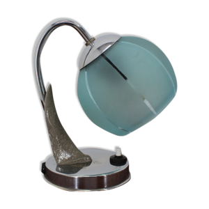 lampe de table bleue