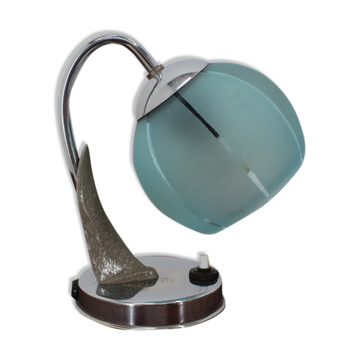 Mid-century blue table lamp, 1950´s.