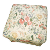 Vintage floral ottoman