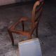 Série de 5 chaises à galette