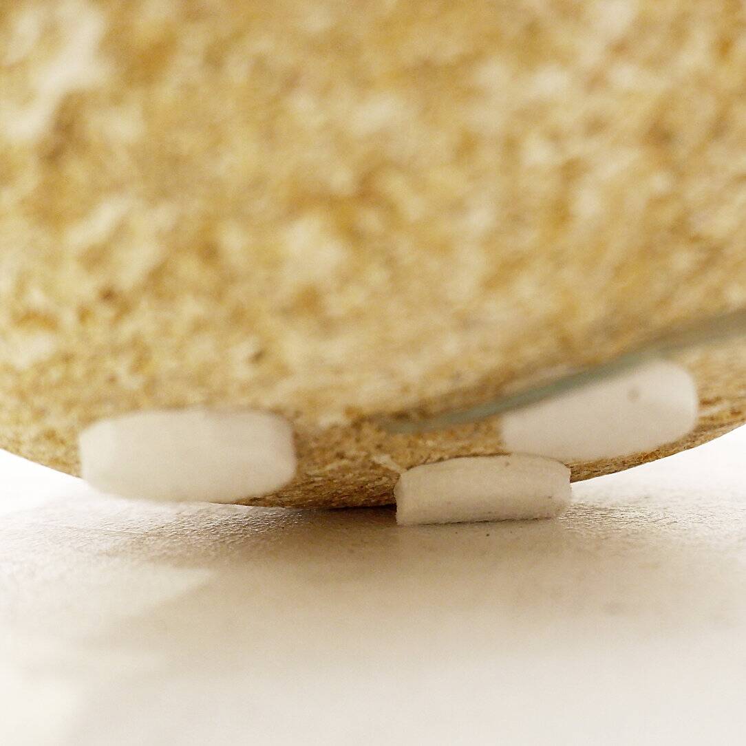 Pair of French stone lamps, 1970s - New linen lampshade