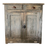 Sideboard in weathered gray wood
