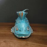 Fish Turquoise Vase 1950 Paby
