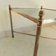 Neoclassical coffee table 1960 gilded brass