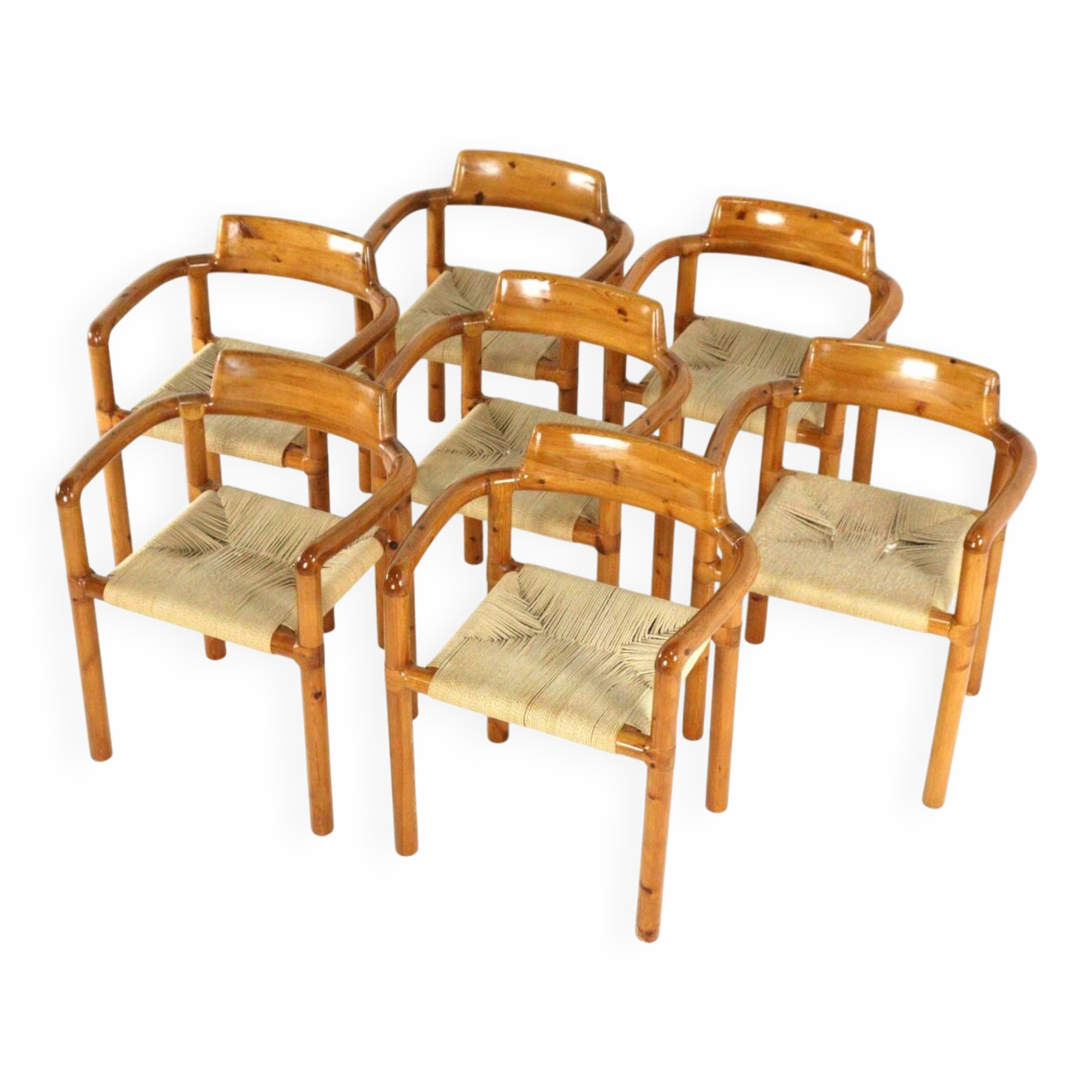 Set of 7 dining room chairs
