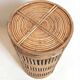 Umbrella stand Gabriella Crespi 1970s Bamboo Brass Height 51 cm