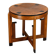 Dutch Art Deco Modernist Amsterdam School side table in Oak