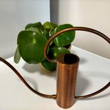Hammered copper watering can