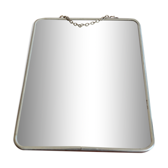 Barber mirror with chain
