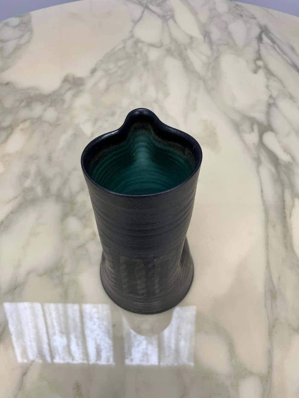 Jug / vase in ceramic by Alessio Tasca, Italy, 1960s