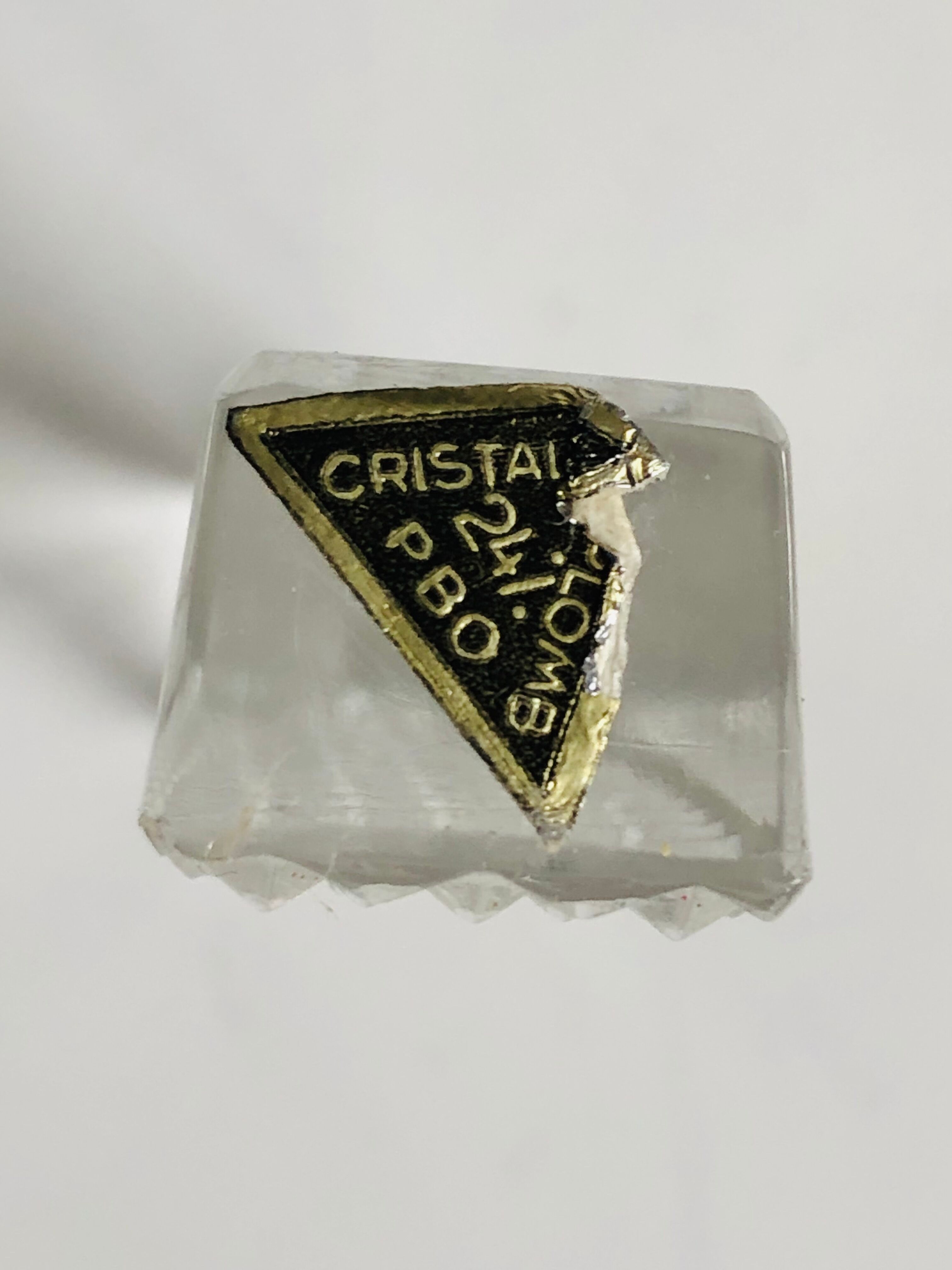 Set of 10 crystal knife doors