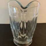 Moulded pressed glass pitcher