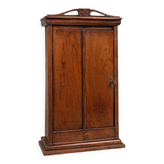 French Art Deco shaving cabinet in wood from the 1930