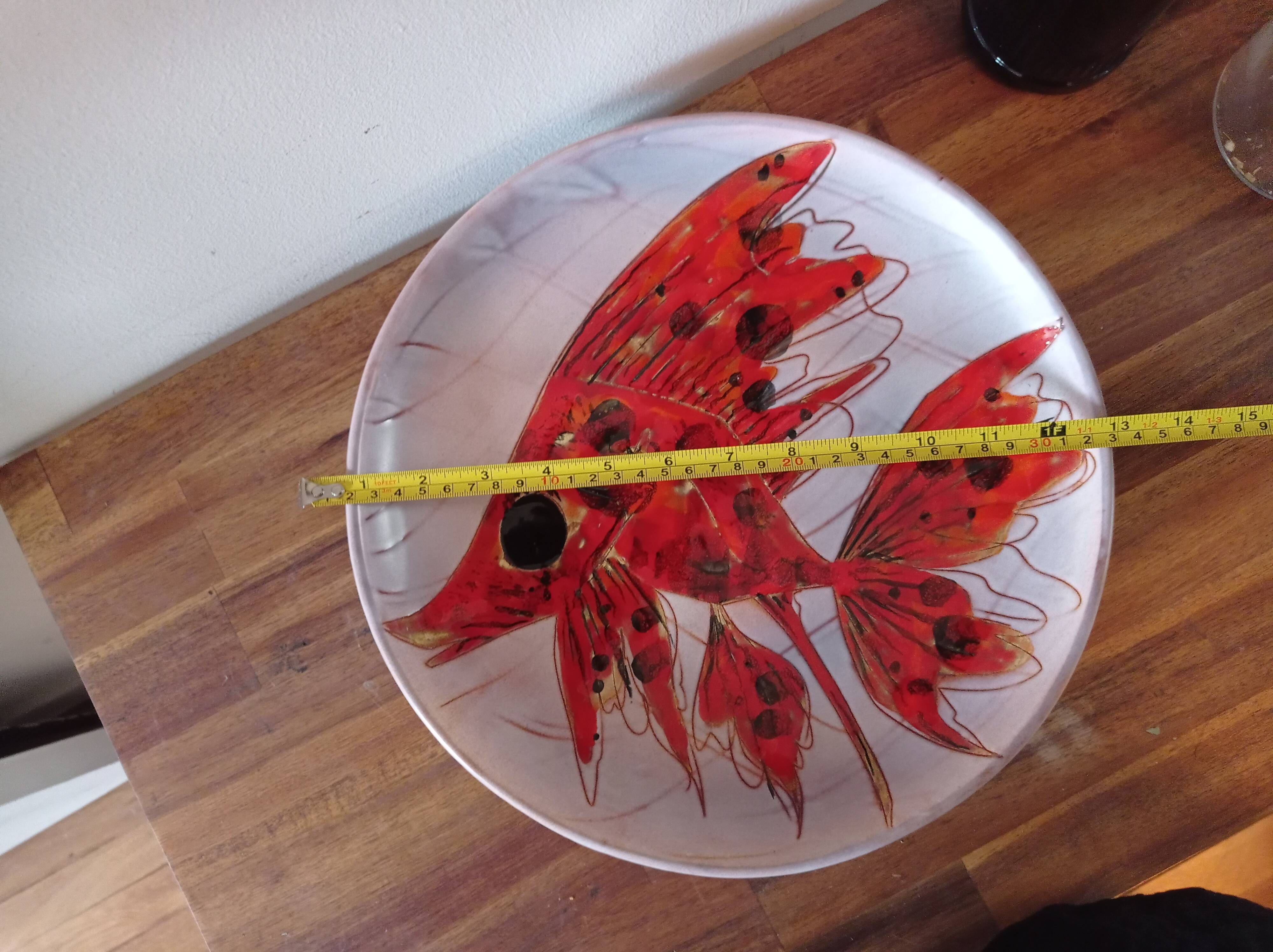 Plat Monique Brunner, Vallauris, ⌀ 32 cms