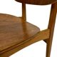 Vintage dining room chair Scandinavian 1960s plywood and teak design