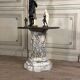 Marbre, albâtre et onyx, table d’appoint vers 1900