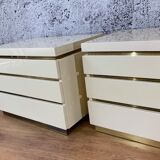 Pair of bedsides Jean Claude Mahey