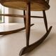 Fauteuil à bascule / Rocking Chair vintage en hêtre 1960 par Stol Kamnik
