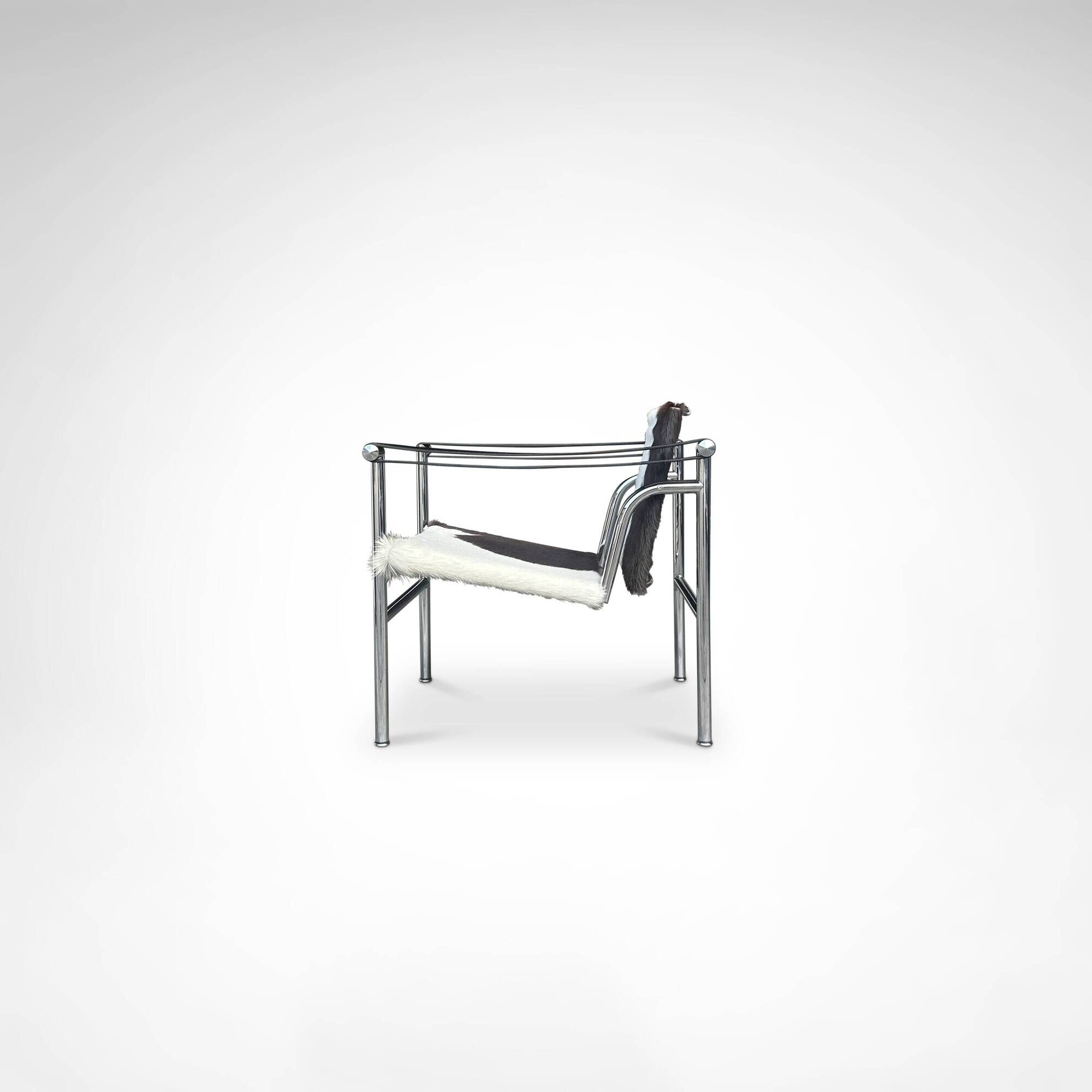 LC1 ponyskin armchair by Le Corbusier et al for Cassina 1980s