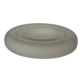 Danese Milano pocket tray in frosted glass, Enzo Mari, 1979