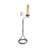 Brutalist jp Ryckaert floor lamp in wrought iron