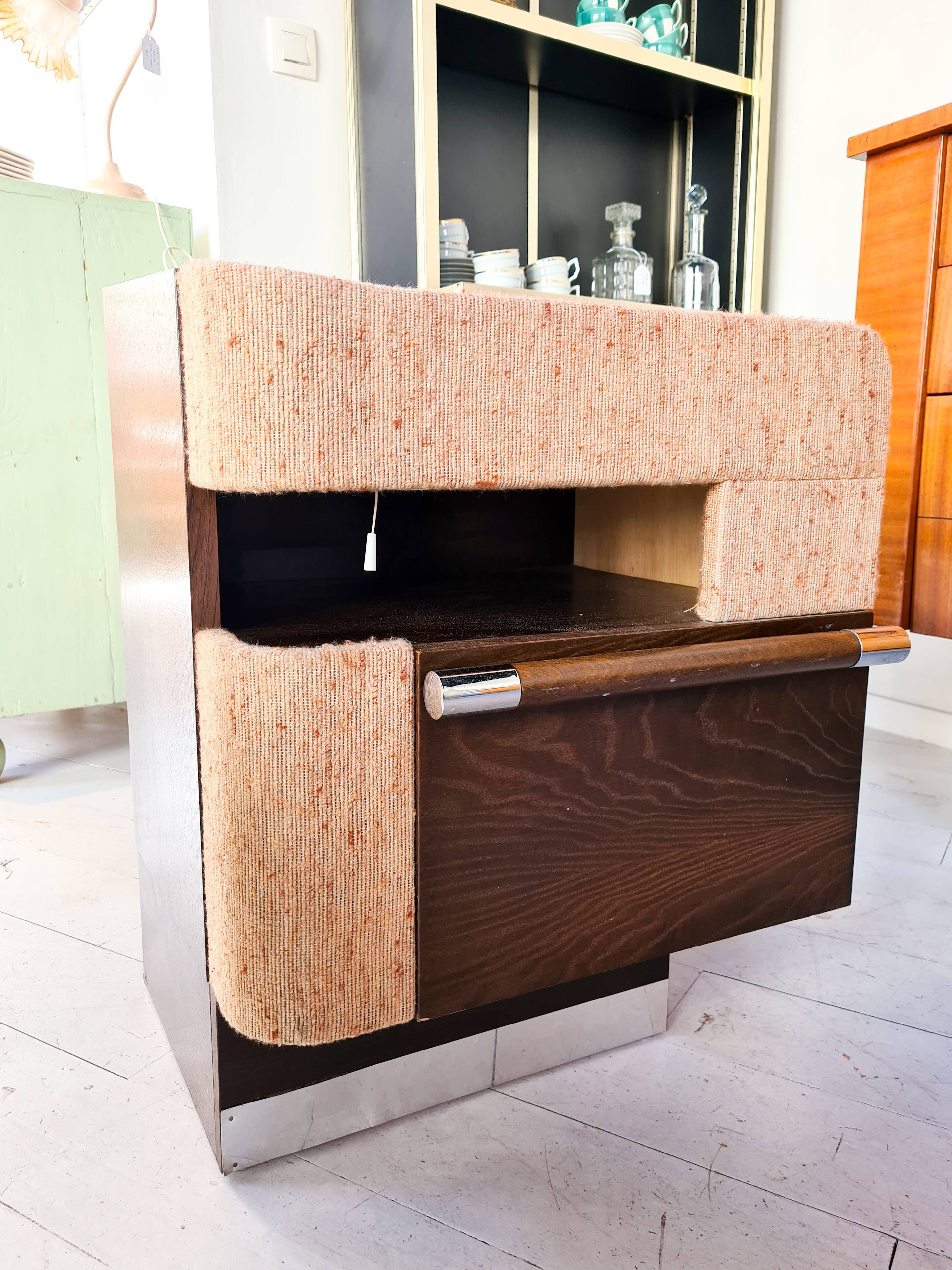 Pair of bedside tables 80s