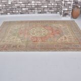 Oushak Handknotted Vintage Rug sku 1453