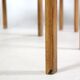 Set of four pine chairs from the 1960s.