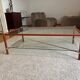 Coffee table in the style of Jacques Adnet, France, 1960s