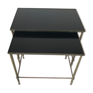 tables gigognes en verre