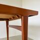 Scandinavian dining table in teak