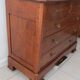 Louis Philippe chest of drawers in solid cherry, 5 drawers