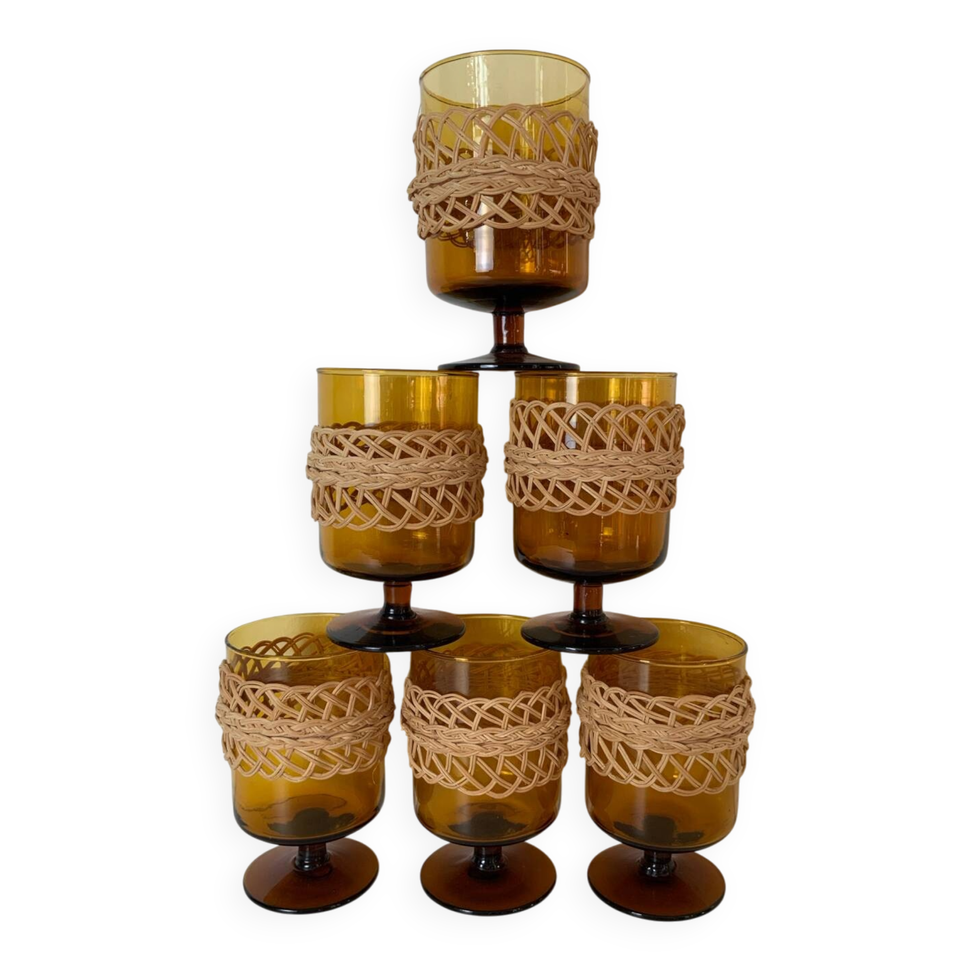 Verres vintage 70s