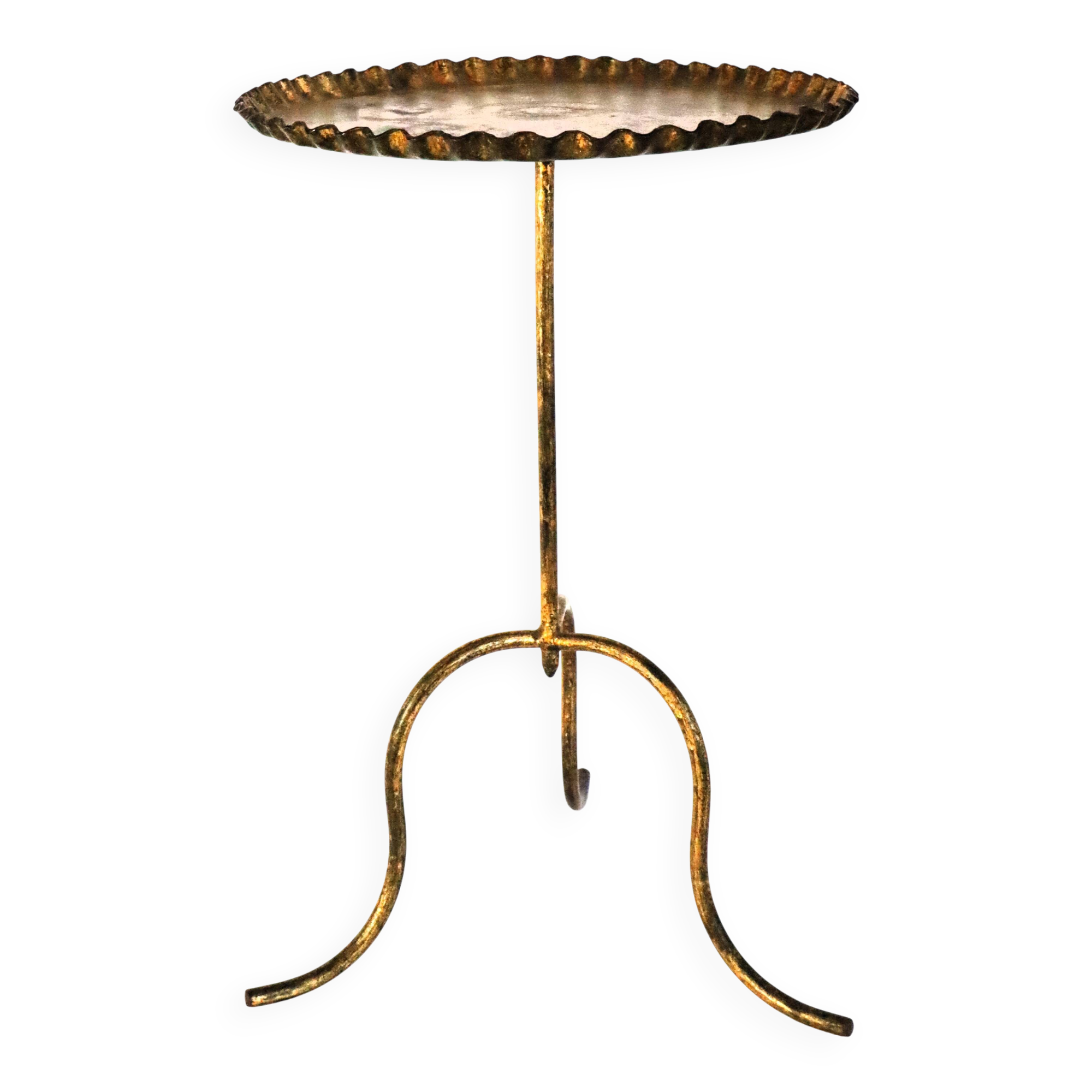 Golden metal Martini table 1950