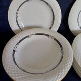 Set of 14 fine porcelain pieces - China Pearl "Alexandrite"