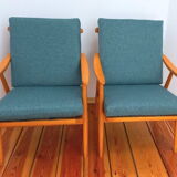 Czechoslovakian Armchairs from TON, 1960s, Set of 2