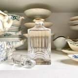 Chiseled crystal whiskey decanter