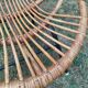 Armchair rattan basket child, vintage