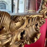 19th Century Florentine Eclectic Gilt Wood Mirror with Cinematic Provenance, 1890s