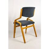 Czech Bent Plywood Chairs from Holesov, 1970 s, Set of 4