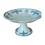 Fruit basket in opaque porcelain Terre de Fer de Gien model Malmaison