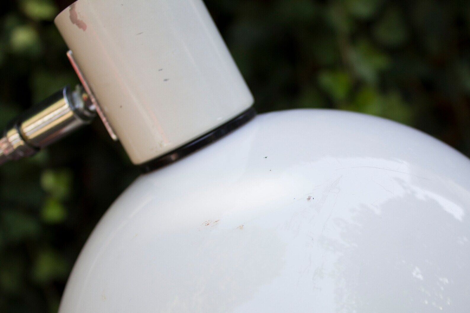 Vintage white desk lamp