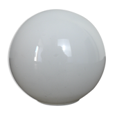 White glass globe -10