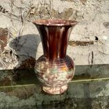 Old glazed ceramic vase Germany 60s