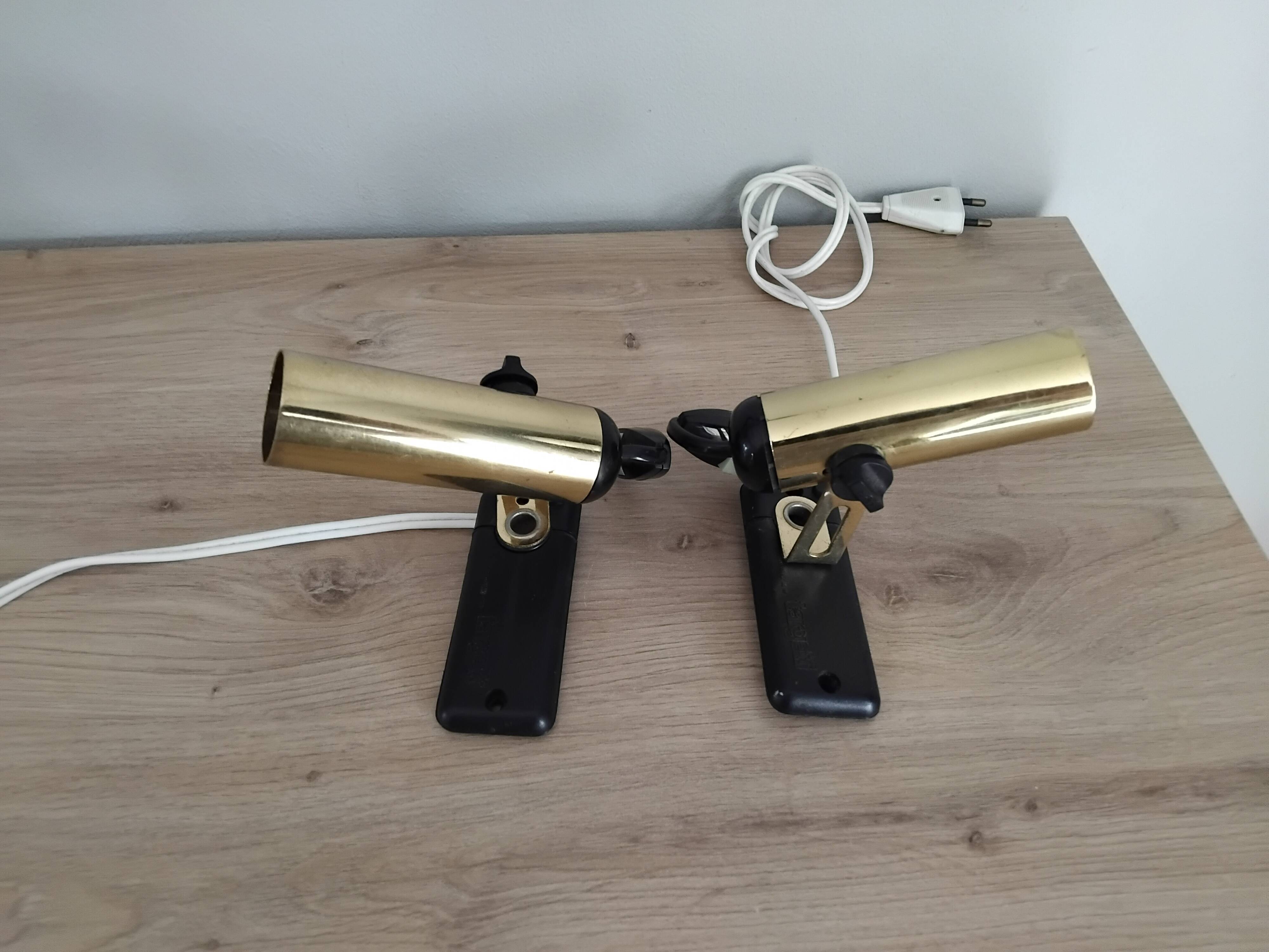 Pair of vintage TARGETTI SANKEY spotlights